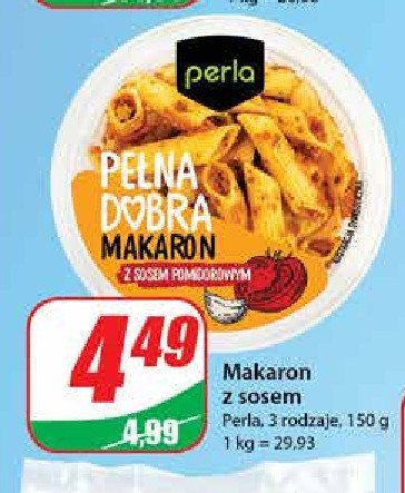 Makaron z sosem pomidorowym Perla promocja