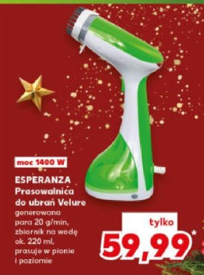 Prasowalnina do ubrań Velure promocja w Kaufland