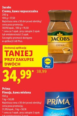 Kawa mielona Prima Finezja promocja w Lidl