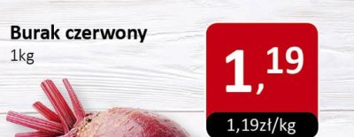 Burak czerwony promocja w Market Point