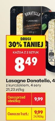 Lasagne Donatello z kurczakiem promocja w Biedronka