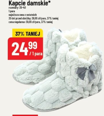 Kapcie damskie 35-42 Oyanda promocja w POLOmarket