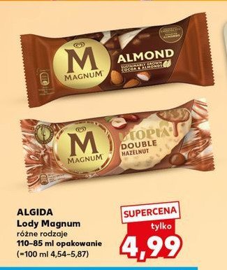 L贸d utopia Algida magnum double promocja