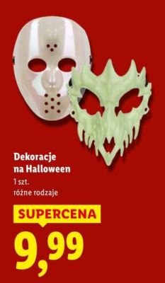 Dekoracje na Halloween promocja w Lidl