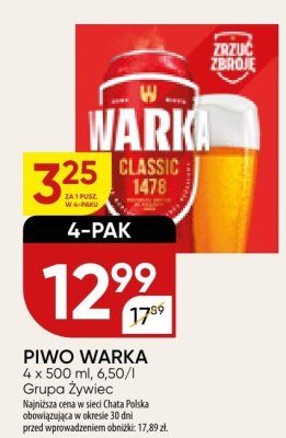 Piwo promocja w Chata Polska