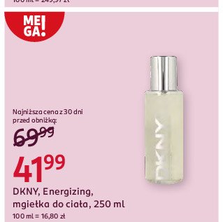 Mgiełka do ciała Dkny women energizing promocja w Rossmann