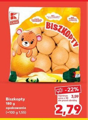 Biszkopty K-classic promocja w Kaufland