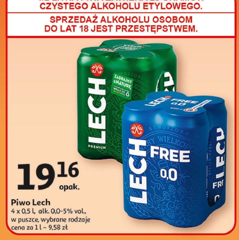 Piwo Lech free promocja
