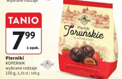 Pierniki Toruńskie KOPERNIK wybrane rodzaje promocja w Intermarche