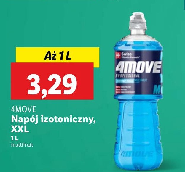 Napój multifruit 4move promocja w Lidl