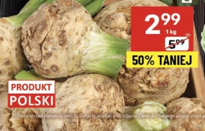 Seler korzeń promocja w Delikatesy Centrum