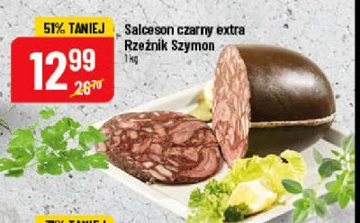 Salceson czarny extra Rzeźnik szymon poleca promocja