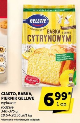 Ciasto, bąbka, piernik Gellwe promocja w Groszek