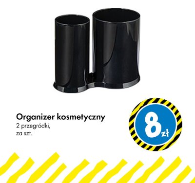 Organizer kosmetyczny 2 przegródki promocja w Tedi