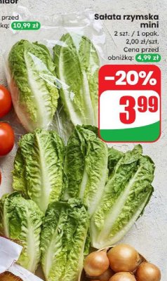 Sałata rzymska mini 2 szt. promocja w Dino