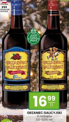 Grzaniec Galicyjski 6 rodzajów 0,0-13,5% vol. promocja w Twój Market
