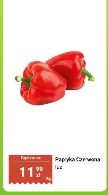 Papryka czerwona promocja w Biedronka