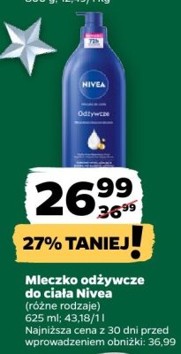 Mleczko odżywcze do ciała różne rodzaje promocja w Netto