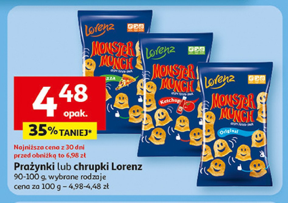 Chrupki pizza Lorenz promocja w Auchan