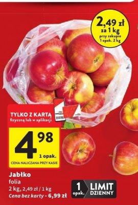 Jabłko promocja w Intermarche