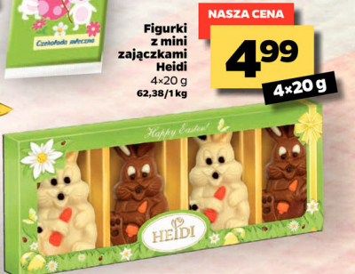 Figurka z czekolady zaj膮ce Heidi promocja