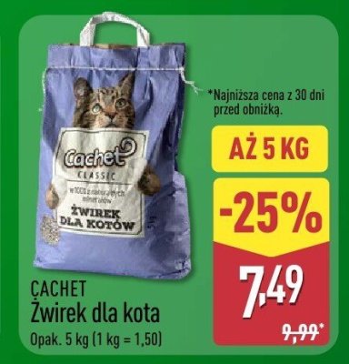 Żwirek dla kota 5 kg promocja w Aldi