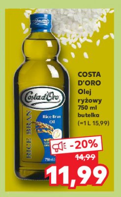 Oliwa z oliwek extra vergine Costa d'oro promocja
