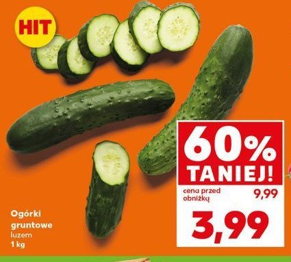 Ogórki gruntowe promocja