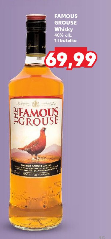 Whisky The famous grouse promocja w Kaufland