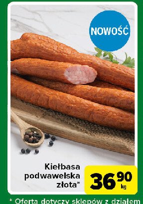 Kiełbasa podwawelska złota promocja