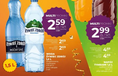 Woda Żywiec Zdrój niegazowana 1,5 l promocja w Duży Ben