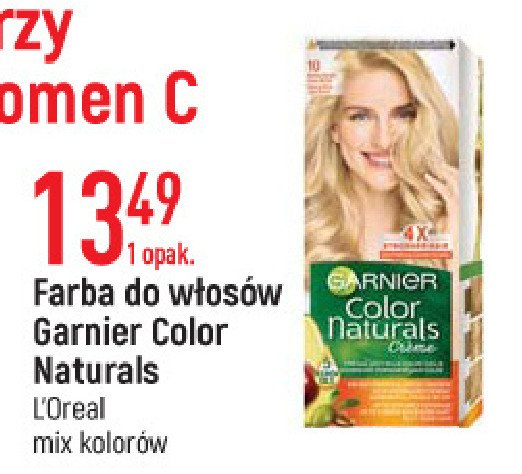 Krem koloryzujący do włosów 10 Garnier color naturals creme promocja