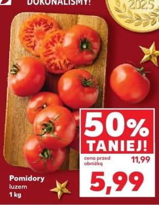 Pomidory luzem 1kg promocja w Kaufland