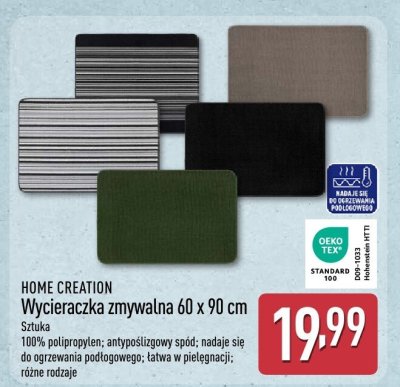 Wycieraczka zmywalna HOME CREATION 60 x 90 cm promocja w Aldi