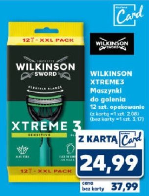 Maszynki do golenia XTREME3 promocja w Kaufland