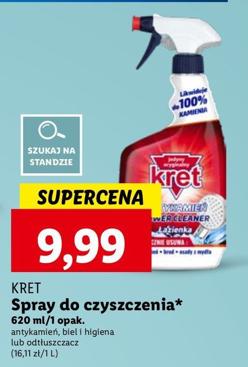 Spray do łazienki Kret promocja