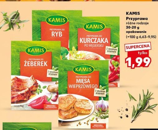 Przyprawa do ryb Kamis promocja w Kaufland