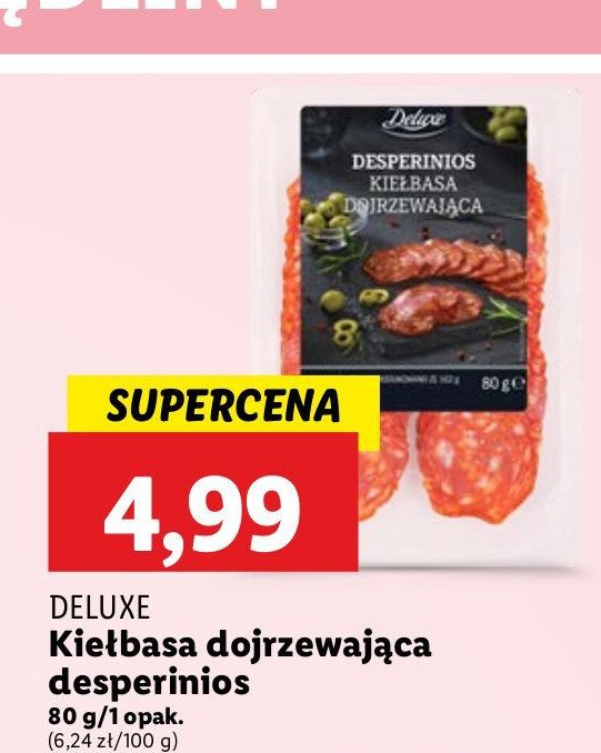 Kiełbasa desperinios Deluxe promocja