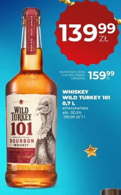 Whiskey Wild Turkey 101 0,7 L promocja w Duży Ben