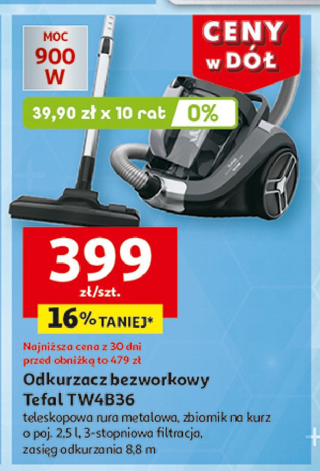 Odkurzacz tw4b36 Tefal promocja