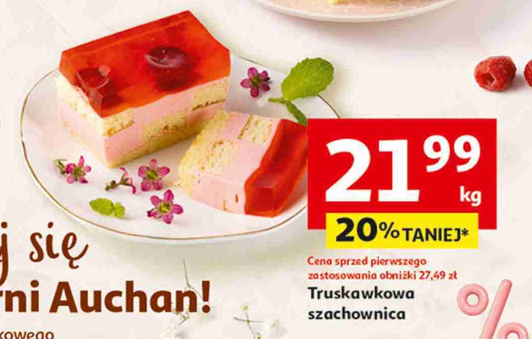 Truskawkowa szachownica promocja