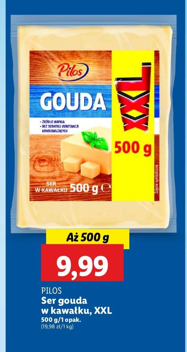 Ser gouda xxl Pilos promocja