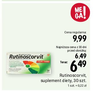 Tabletki Rutinoscorvit promocja