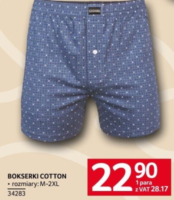 BOKSERKI COTTON promocja w Selgros