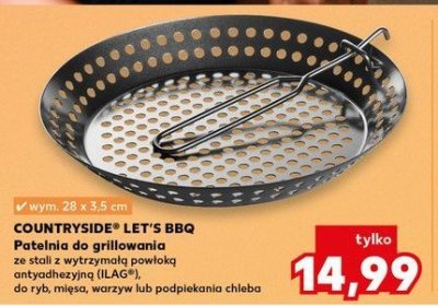 Patelnia do grillowania 28 x 3.5 cm K-classic countryside promocja