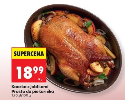 Kaczka z jabłkami Prosto do piekarnika promocja w Biedronka