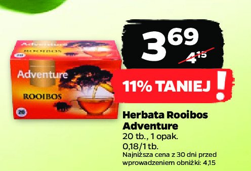 Herbata ekspresowa ADVENTURE ROOIBOS promocja