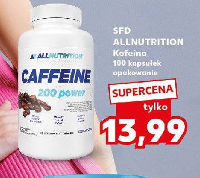 Tabletki na pamięć i koncentrację caffeine 200 power Allnutrition promocja