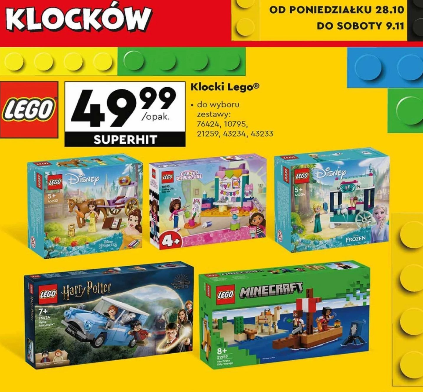 Klocki 43234 Lego disney promocja