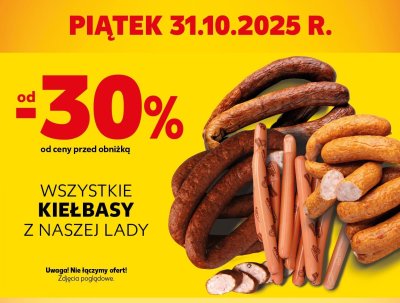 Kiełbasa wszystkie rodzaje z lady promocja w Kaufland